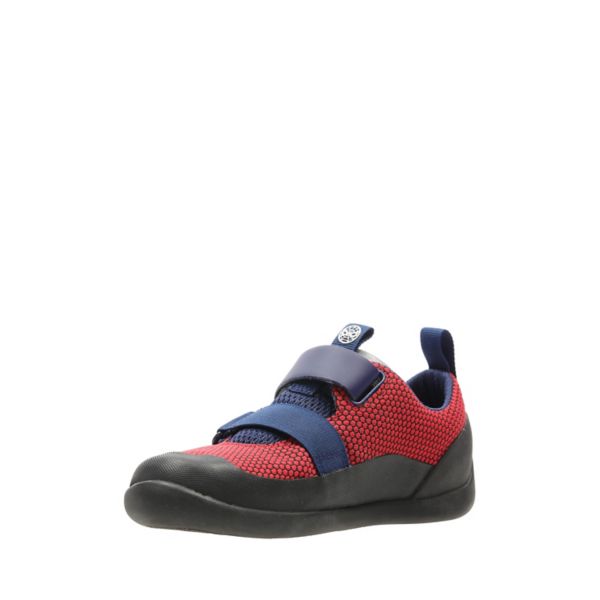 Clarks Boys Play Web Kid Casual Shoes Red | CA-5836190